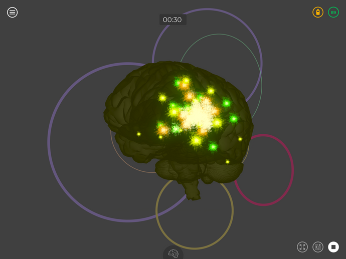 Brainviz A1 brain activity